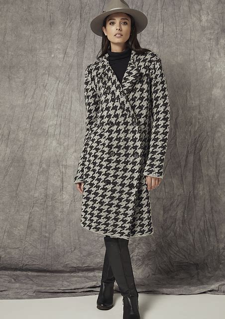 houndstooth jacket pattern.